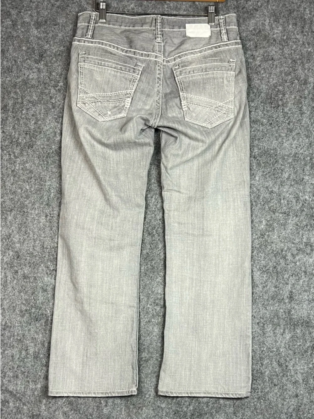 BKE Derek Jeans Men's Light Gray Straight Jeans Size 30 x 29 BKE Denim 30R